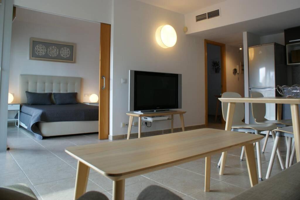 Apartmán Apartamento En Roses Con Parking Y Piscina Exteriér fotografie